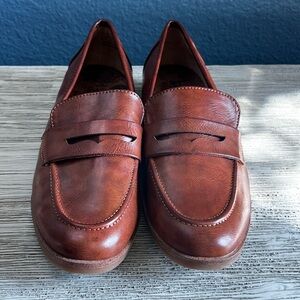 🆕 b.o.c. Rich Brown Leather Loafers